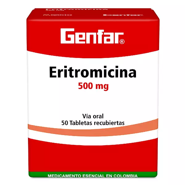 Eritromicina 500 Mg