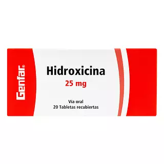 Hidroxicina 25 Mg