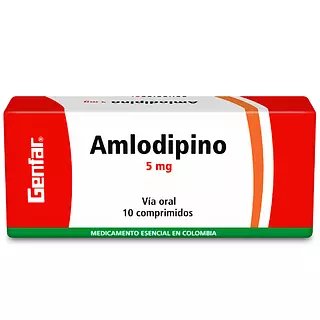 Amlodipino 5 Mg gf