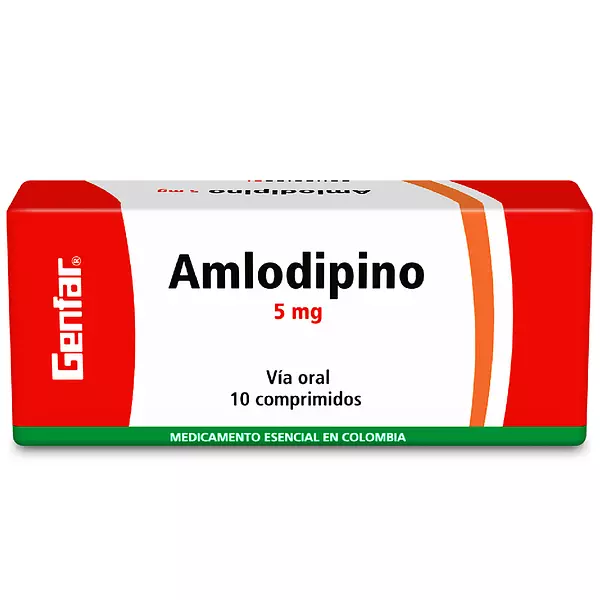 Amlodipino 5 Mg gf