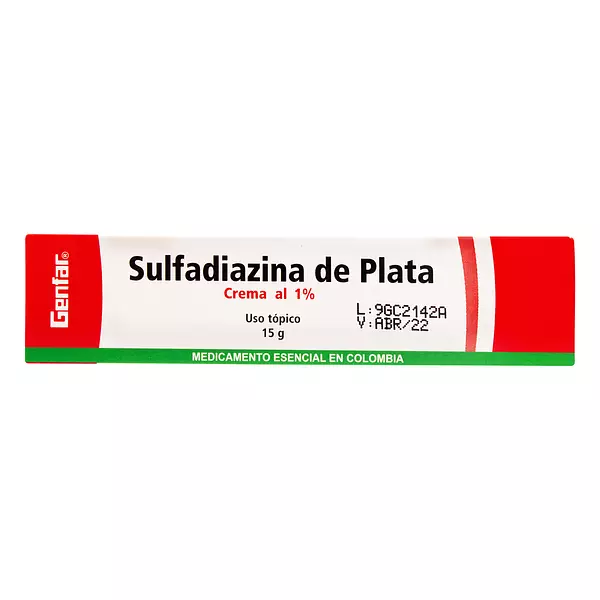 Sulfadiazina De Plata