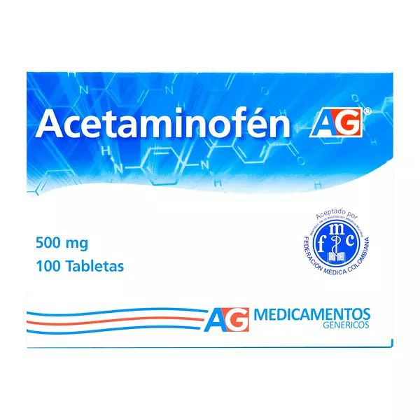 Acetaminofen 500 Mg