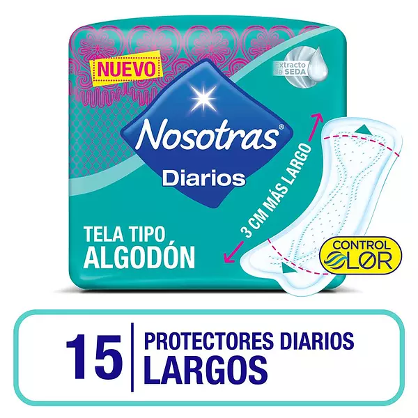 Protectores Nosotras Dia.Lar.15 U