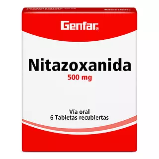 Nitazoxanida 500 Mg