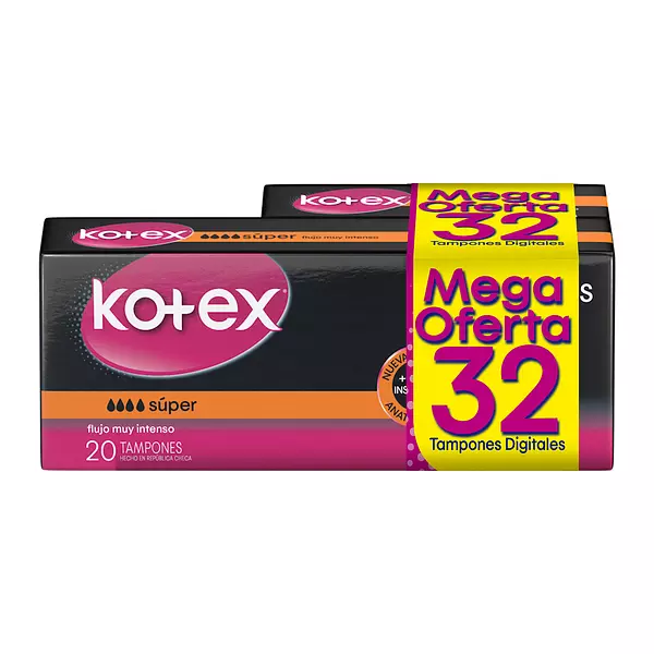 Tampones Kotex Ev.Digital Super