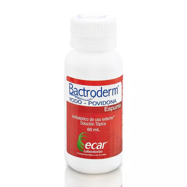 Bactroderm Yodopovidona Espuma