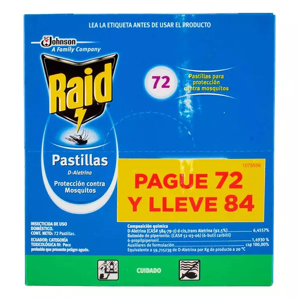 Raid Pastillas 