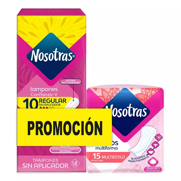 Tampon Nosotras Dig.Reg.10+15