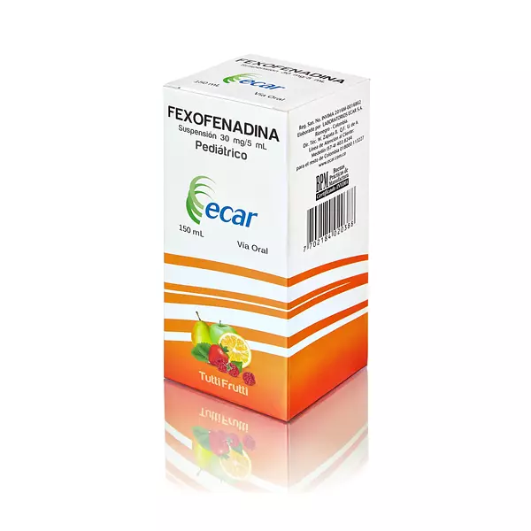 Fexofenadina Suspensión 30mg / 5 Ml