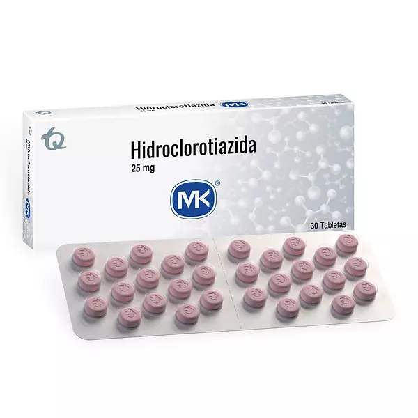 Hidroclorotiazida De 25Mg