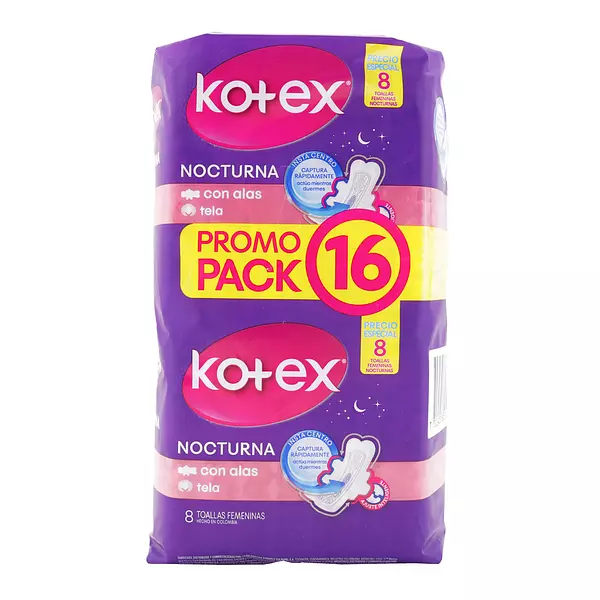 Toalla Kotex Nocturna