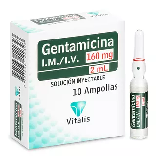 Gentamicina 160 Mg/2