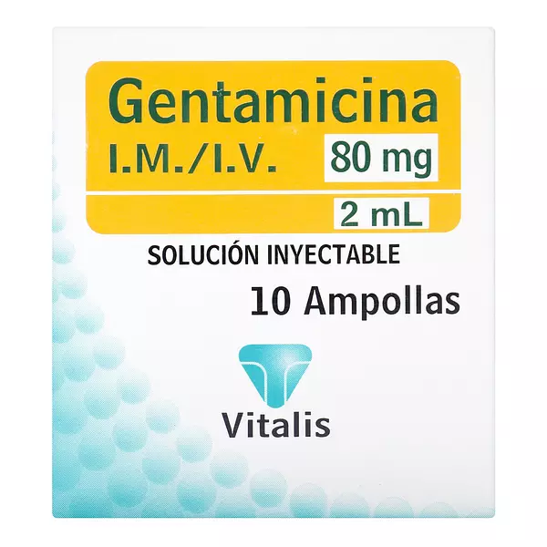 Gentamicina 80 Mg/2