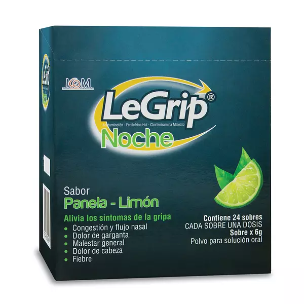 Legrip Noche 500 Mg