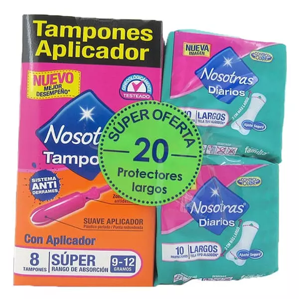 tampon nosotras con aplicador