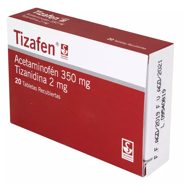 Tizafen 350/2Mg 20