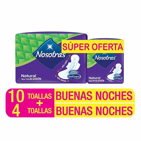 Toallas Nosotras Buenas Noches 