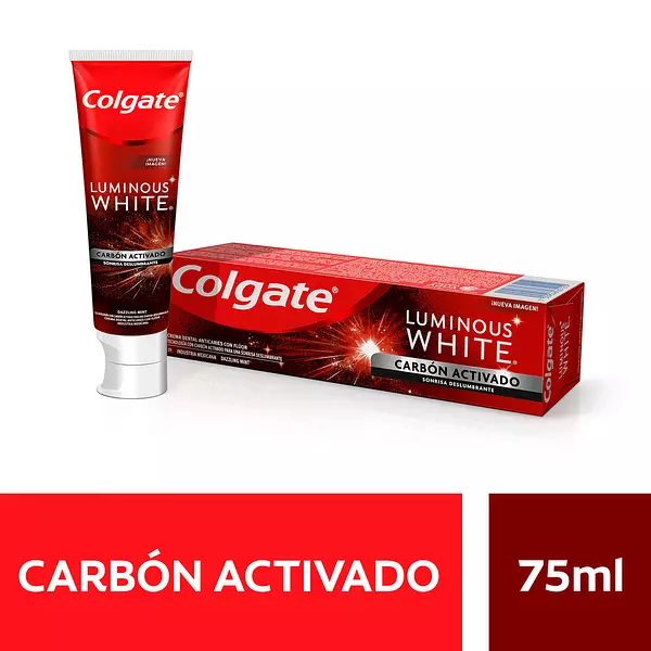 Crema Colgate Lumin.White Carbon Acti