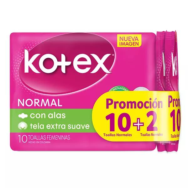 Toalla Kotex Normal Tela