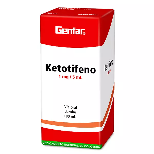 Ketotifeno 1 Mg / 5 Ml