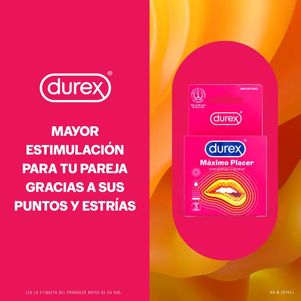 Preservat.Durex Maximo Placer