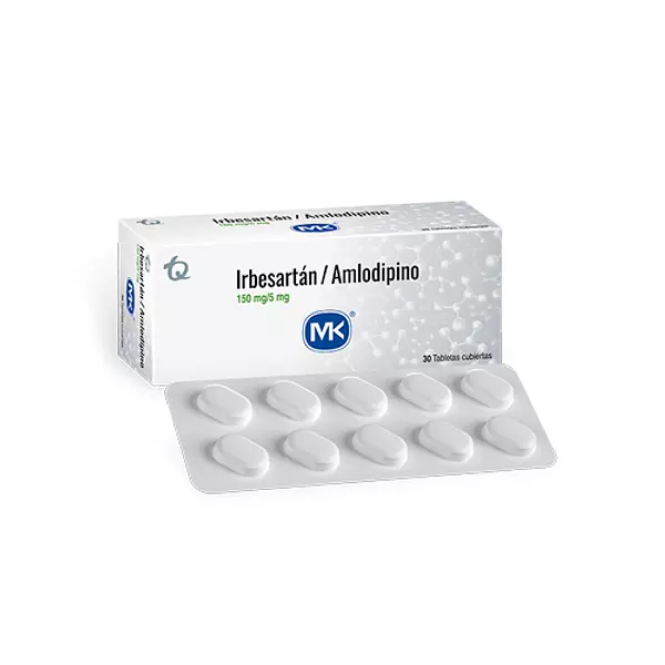 Irbesartan 150Mg+Amlodipino 5Mg